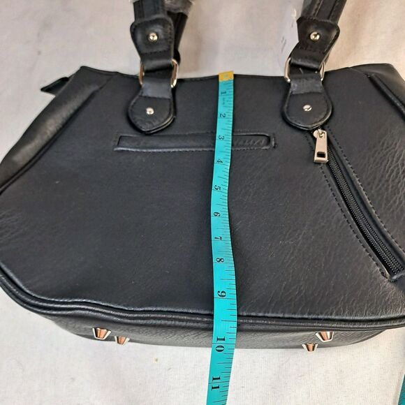 Unbranded Concealed Carry Hobo Bag Skull with Flames Western Goth Studded - Picture 10 of 13